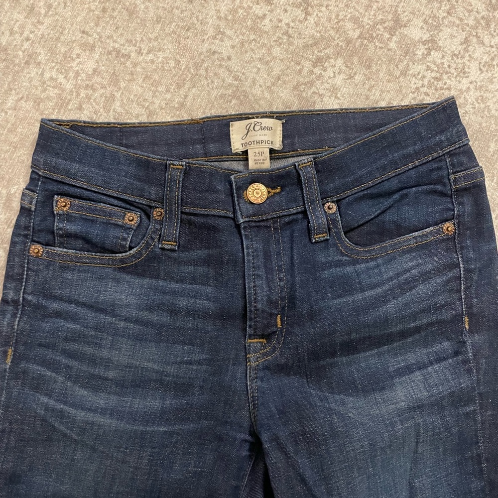 J Crew Toothpick Jean (size 25P)
